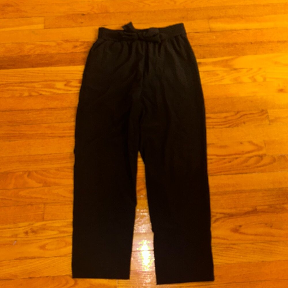 Black High Rise Dress Pants